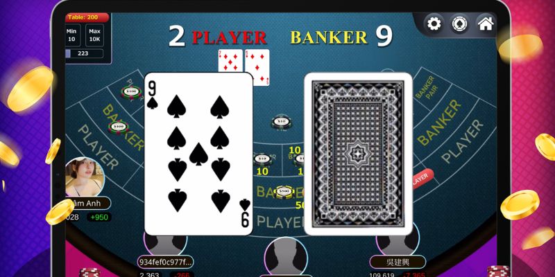 Cược baccarat nhỏ, nhận thưởng khủng